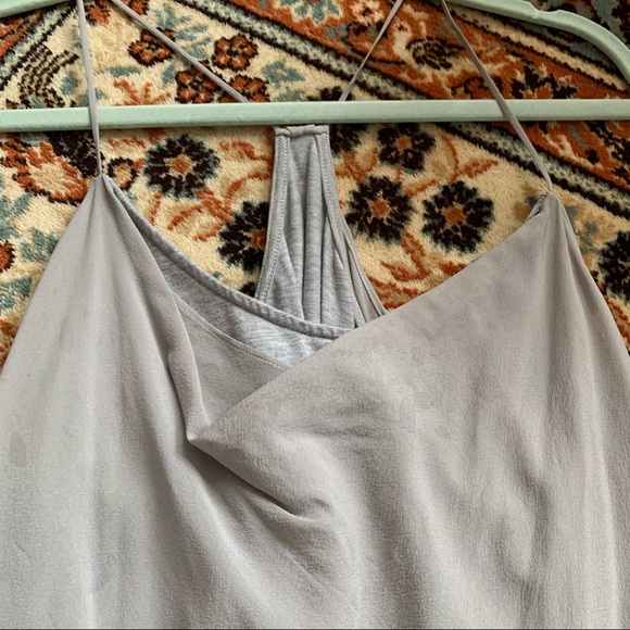 Vince Racer Back Silk Camisole - Picture 2 of 5